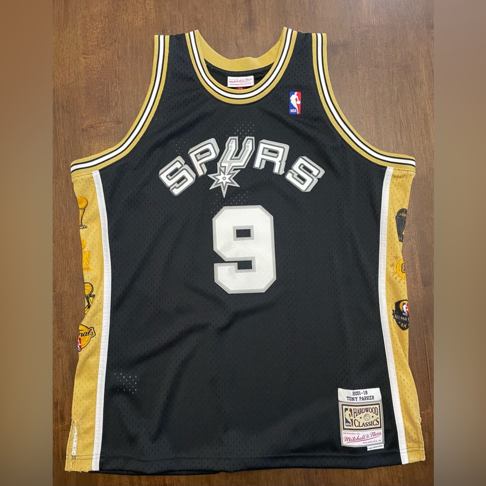 Tony Parker San Antonio Spurs Retirement Jersey; Size: XL